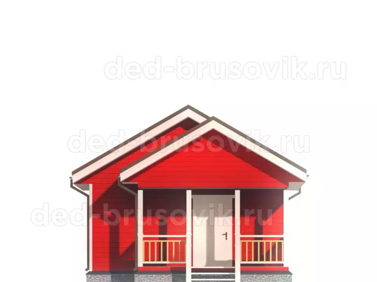 Дом из бруса ДБ-01