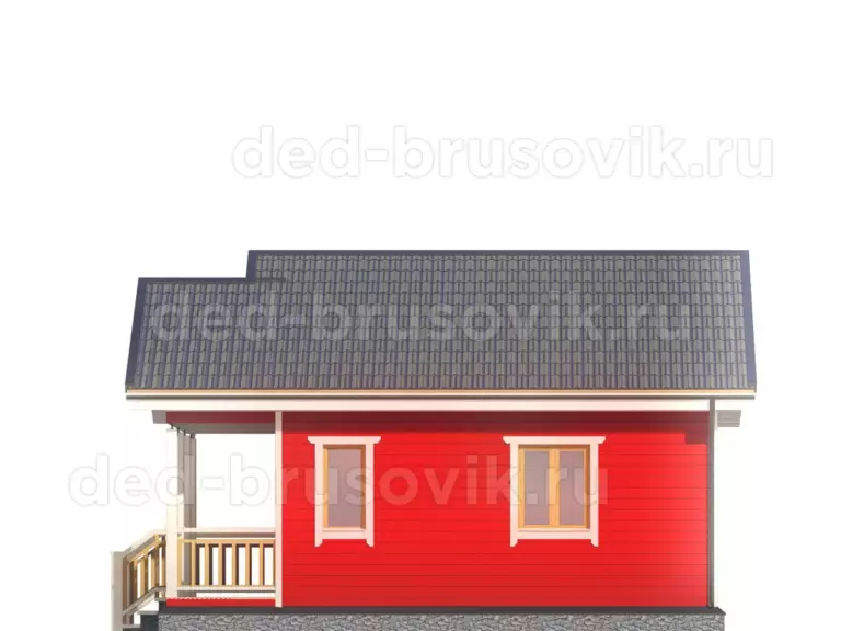Дом из бруса ДБ-01