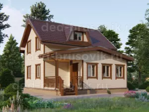 Дом из бруса ДБ-06