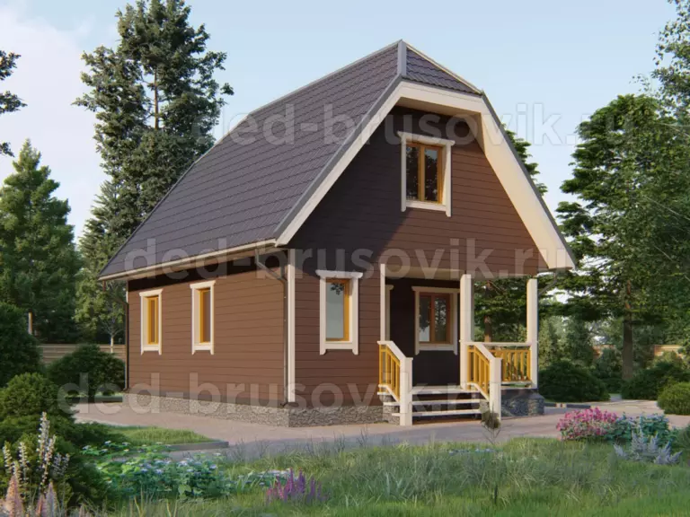 Дом из бруса ДБ-07