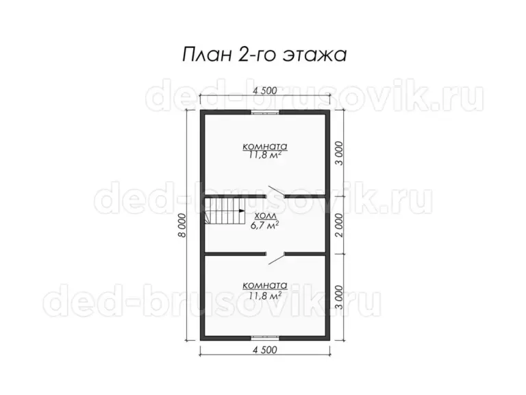 Дом из бруса ДБ-07