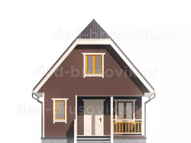 Дом из бруса ДБ-07