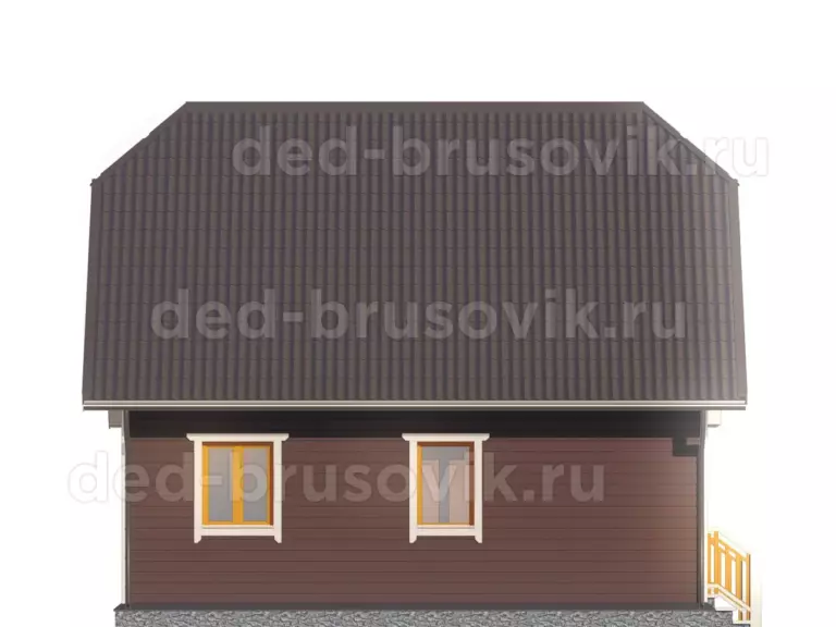 Дом из бруса ДБ-07