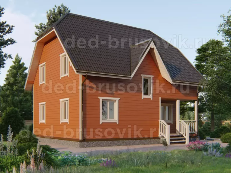 Дом из бруса ДБ-08