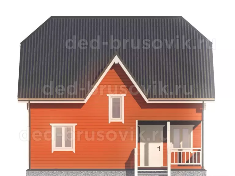 Дом из бруса ДБ-08
