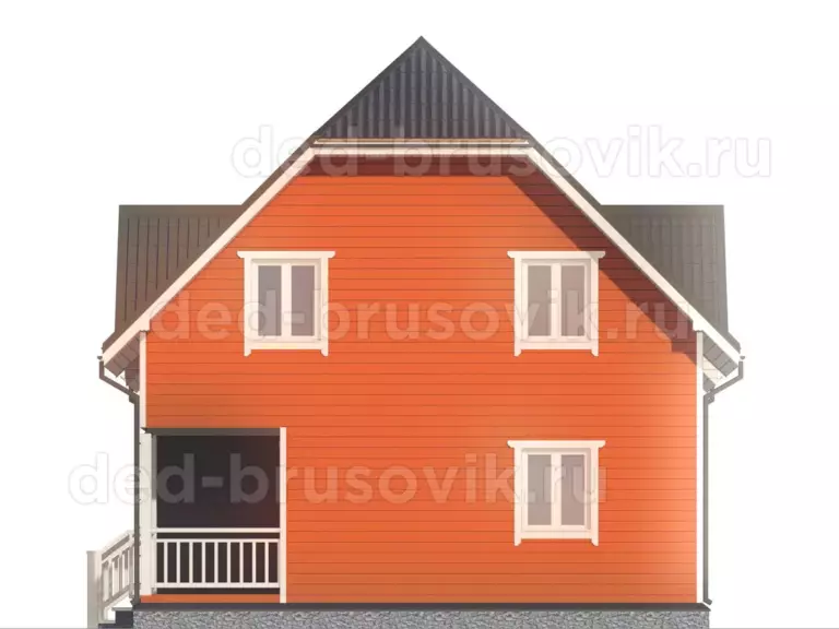 Дом из бруса ДБ-08