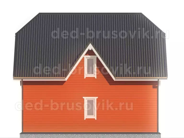 Дом из бруса ДБ-08