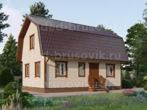Дом из бруса ДБ-19