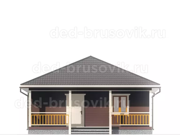Дом из бруса ДБ-32