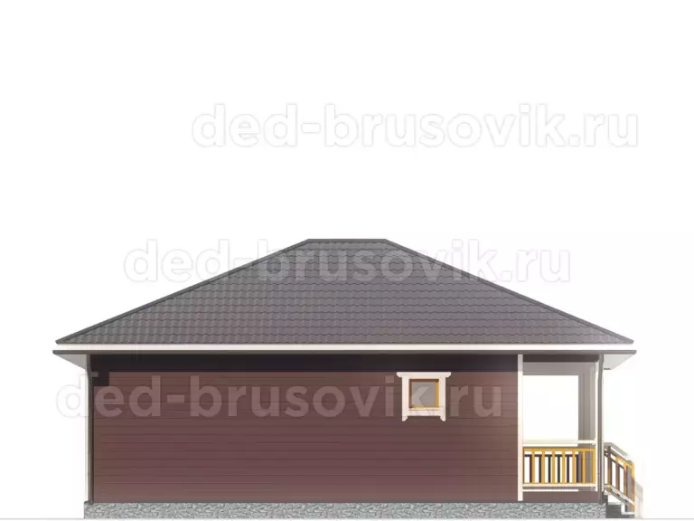 Дом из бруса ДБ-32