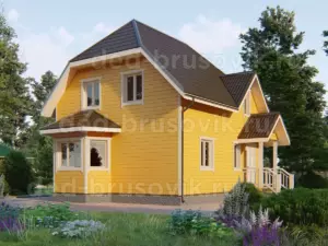 Дом из бруса ДБ-51
