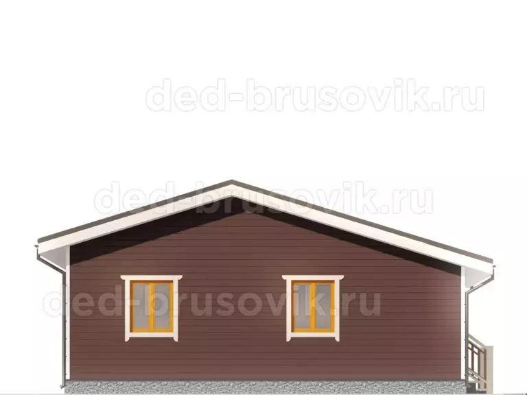 Дом из бруса ДБ-53