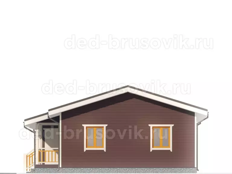 Дом из бруса ДБ-53