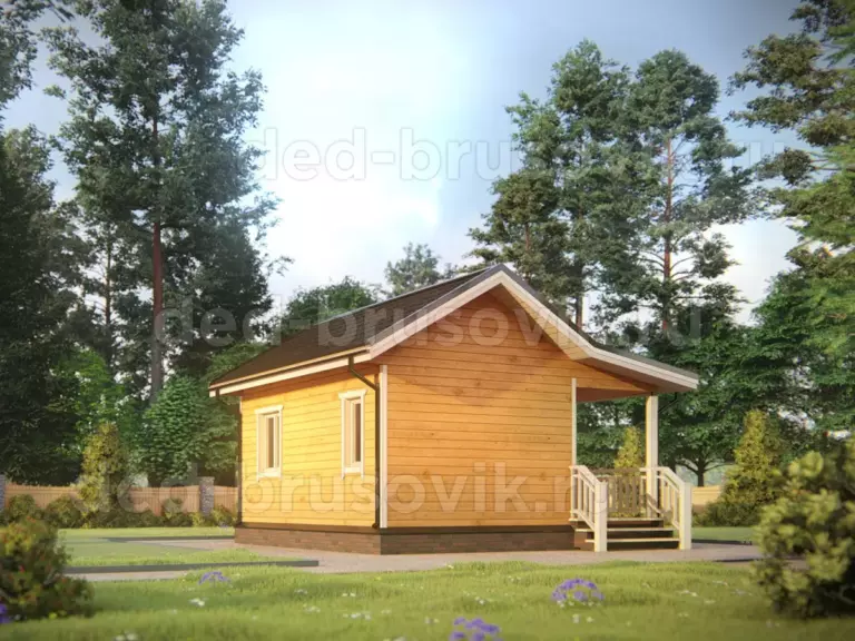 Баня из бруса ББ-09