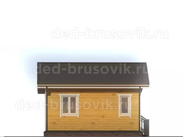 Баня из бруса ББ-09