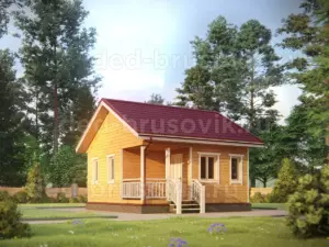 Баня из бруса ББ-15