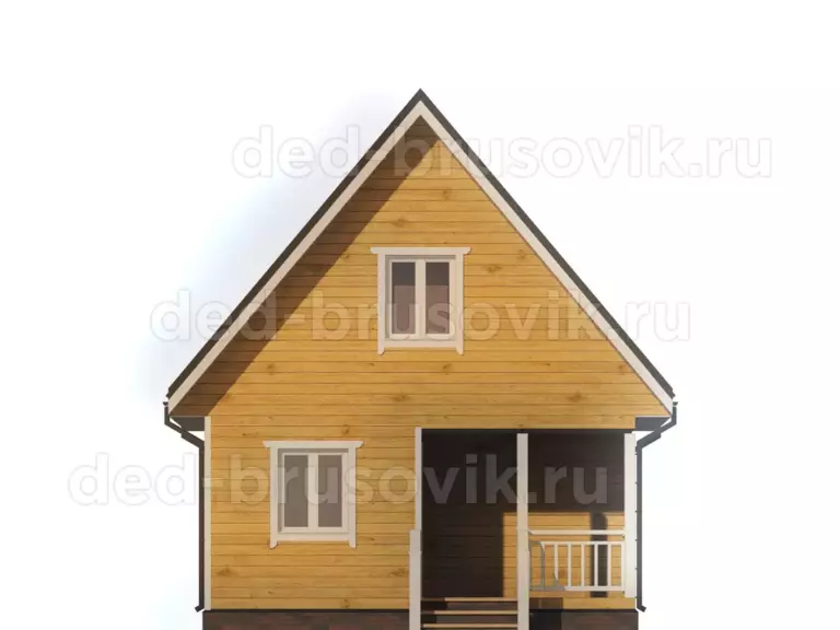 Баня из бруса ББ-44