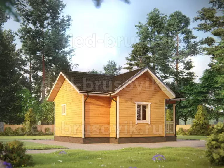 Баня из бруса ББ-47