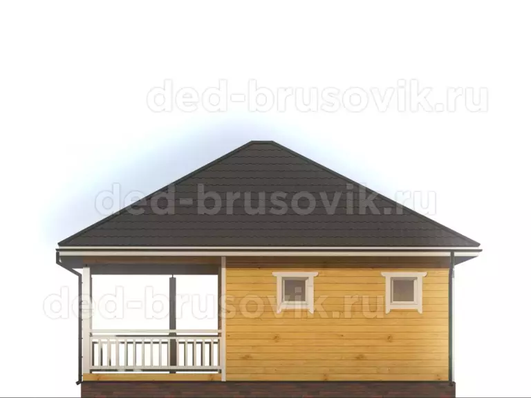 Баня из бруса ББ-57