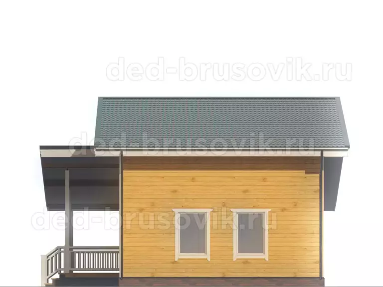Баня из бруса ББ-63