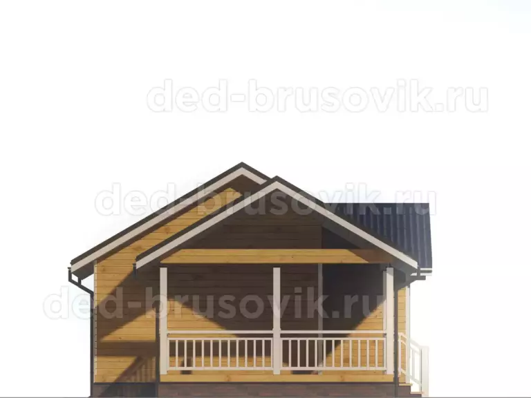 Баня из бруса ББ-65