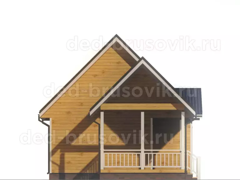 Баня из бруса ББ-66