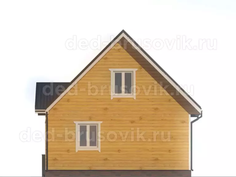 Баня из бруса ББ-66