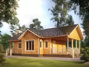 Баня из бруса ББ-68