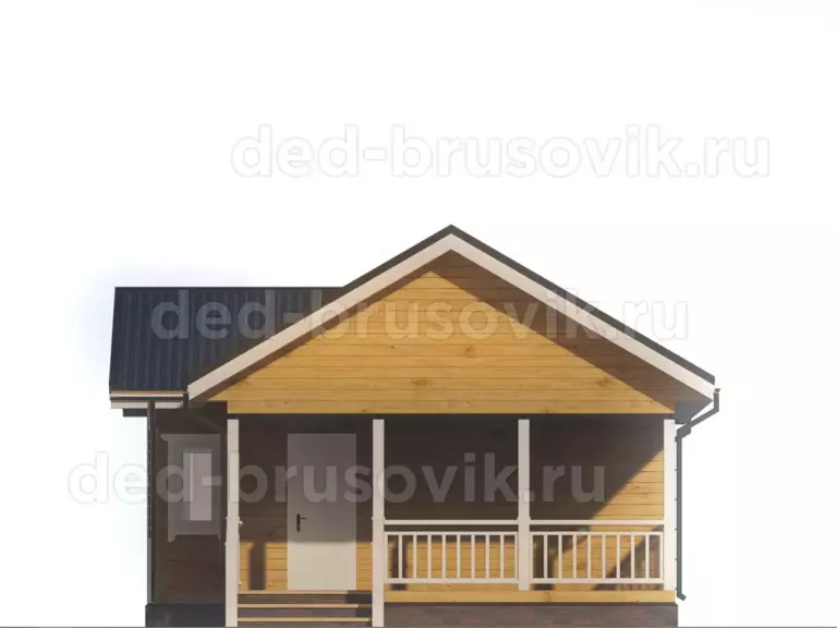 Баня из бруса ББ-68