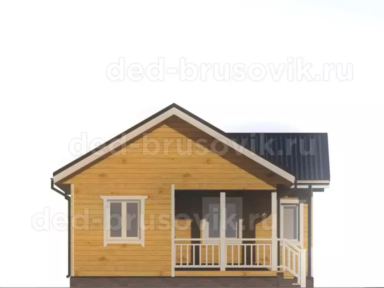Баня из бруса ББ-68