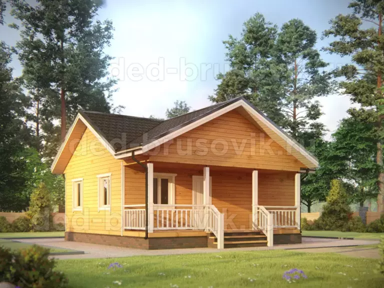 Баня из бруса ББ-69