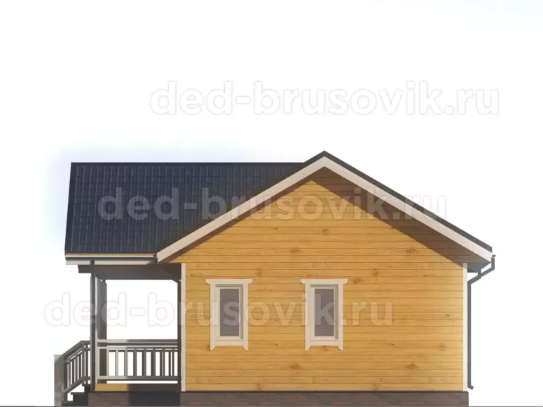 Баня из бруса ББ-69