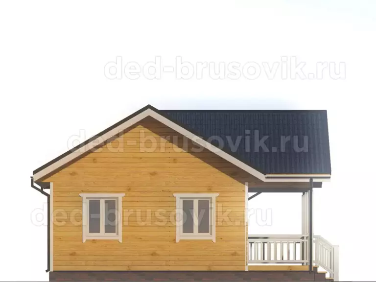 Баня из бруса ББ-69
