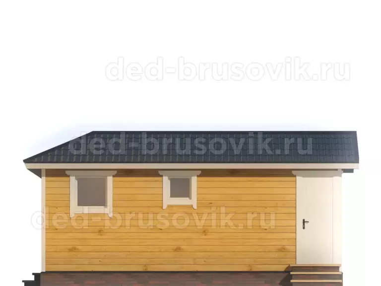 Баня из бруса ББ-75