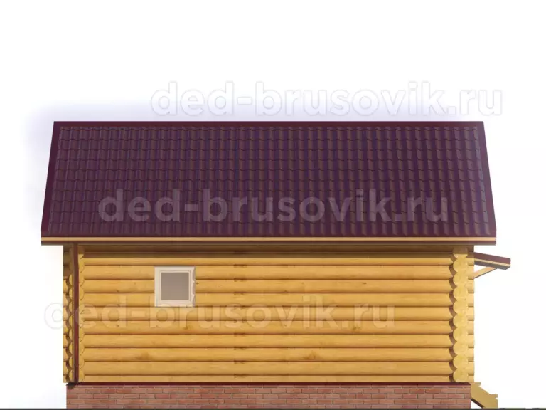 Баня из бревна БО-19