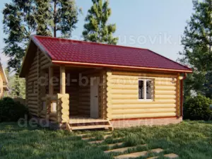 Баня из бревна БО-20