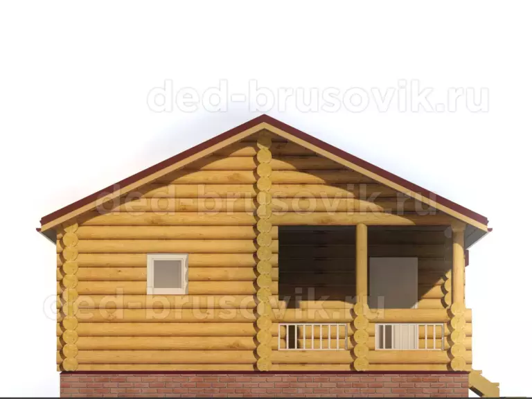 Баня из бревна БО-20