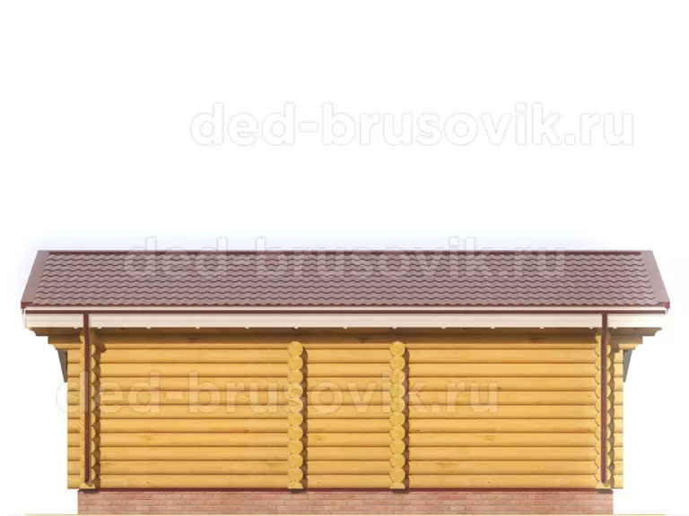 Баня из бревна БО-23