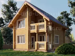 Баня из бревна БО-27