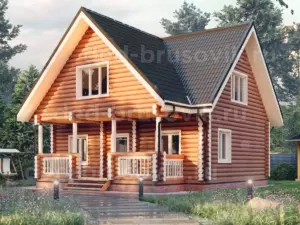 Дом из бревна ДО-03