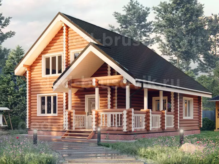 Дом из бревна ДО-07