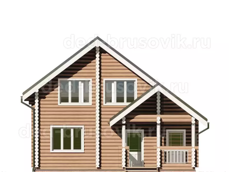 Дом из бревна ДО-07