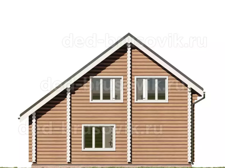 Дом из бревна ДО-07
