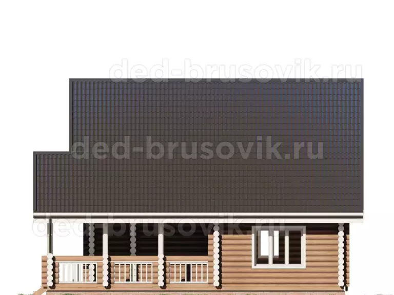 Дом из бревна ДО-07